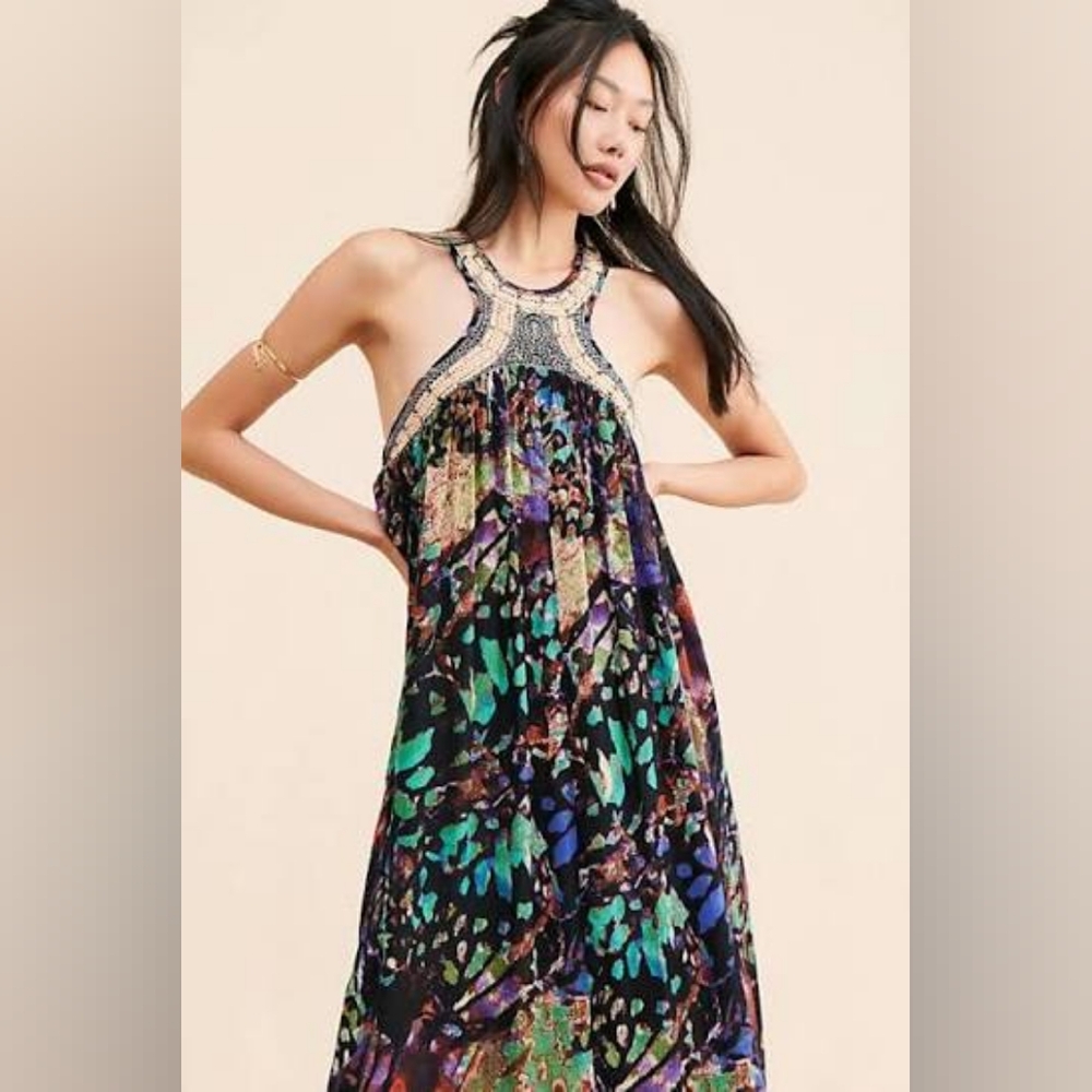 NWOT Free People Monarch Maxi Dress